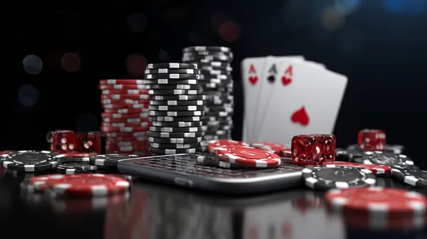 A player using their smartphone during a festive local event, representing 26JL’s fully mobile-friendly casino.